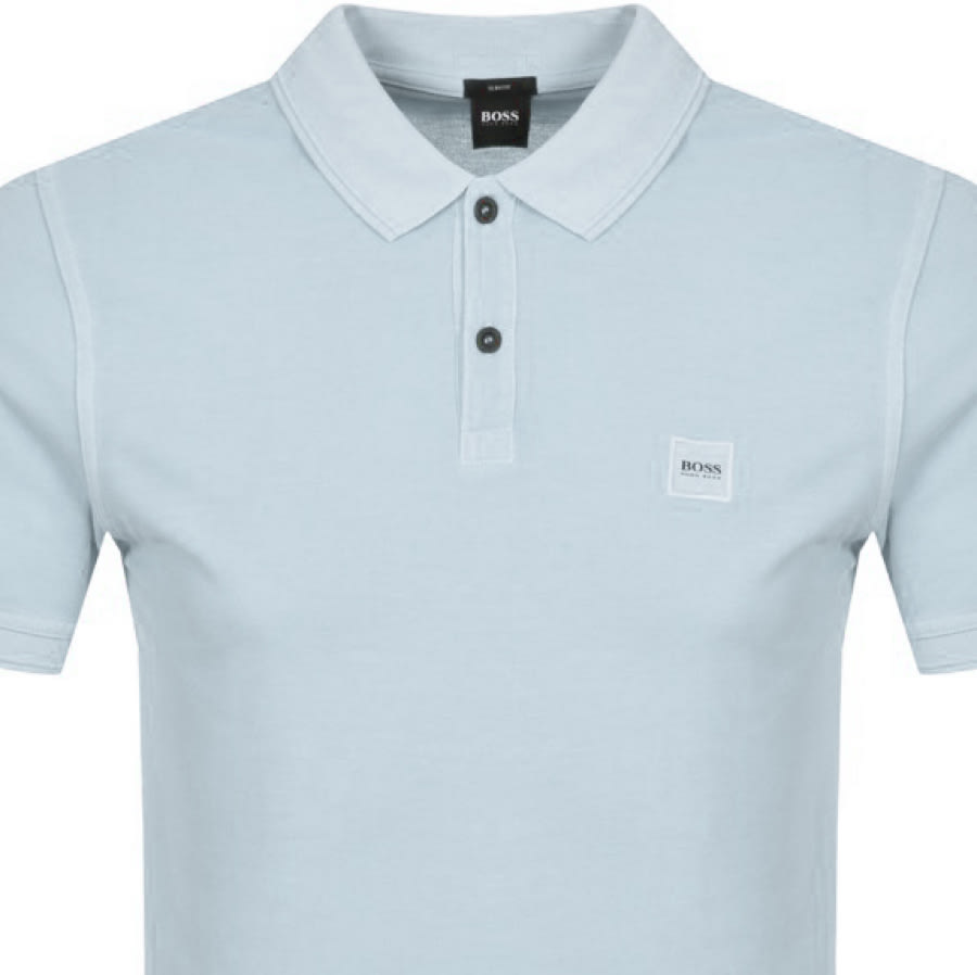 Alternative Image for ProductBOSS Prime Short Sleeved Polo T Shirt Blue2